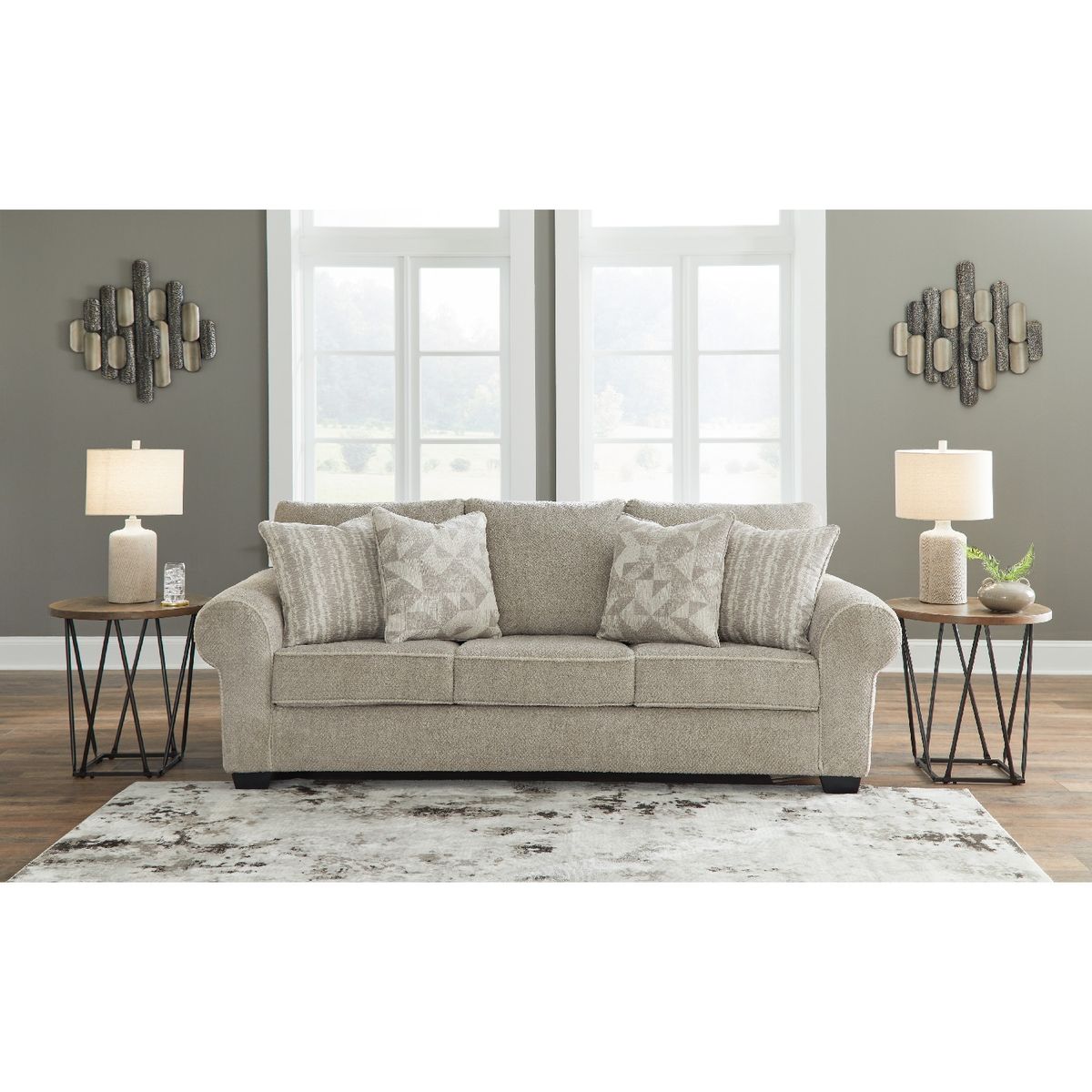 ASHLEY - Sofá 3 cuerpos Discota