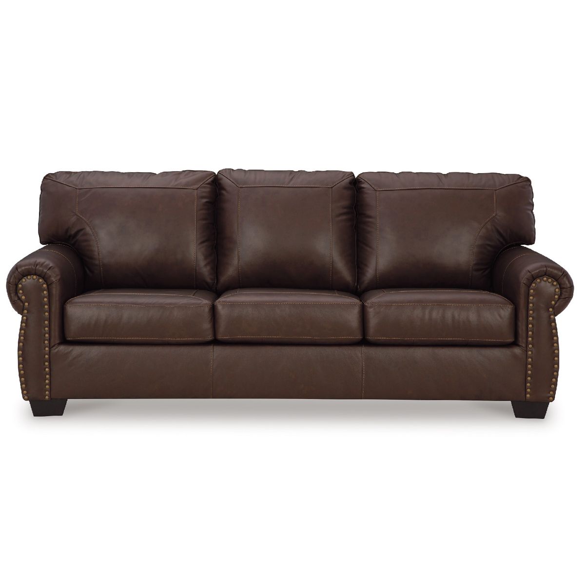 ASHLEY - Sofá cuero 3 cuerpos Colleton