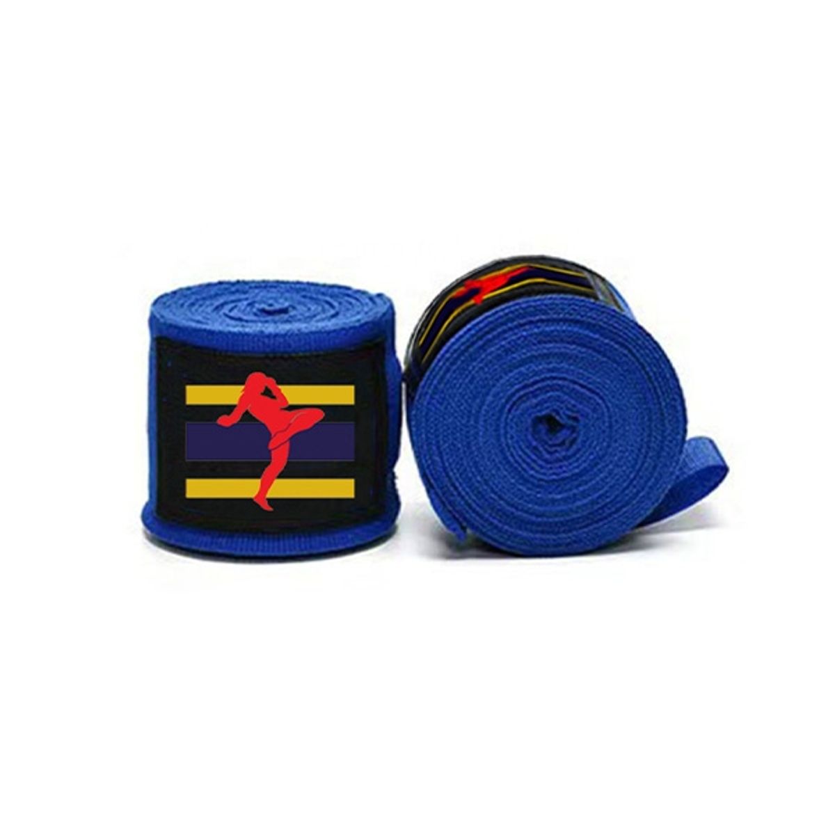 GENERICO - Vendas Boxeo - Par - Wraps 5cm X 4mt - Azul - Algodón