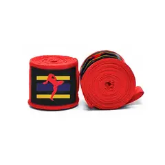 GENERICO - Vendas Boxeo - Par - Wraps 5cm X 4mt - Rojo - Algodón