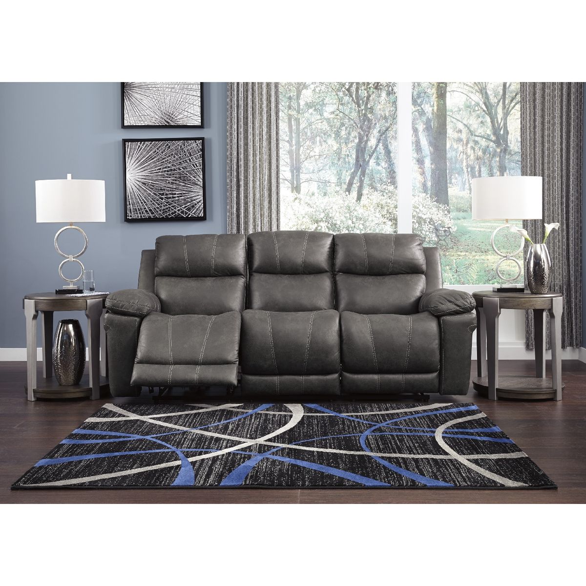 ASHLEY - Sofá reclinable 3 cuerpos Erlangen