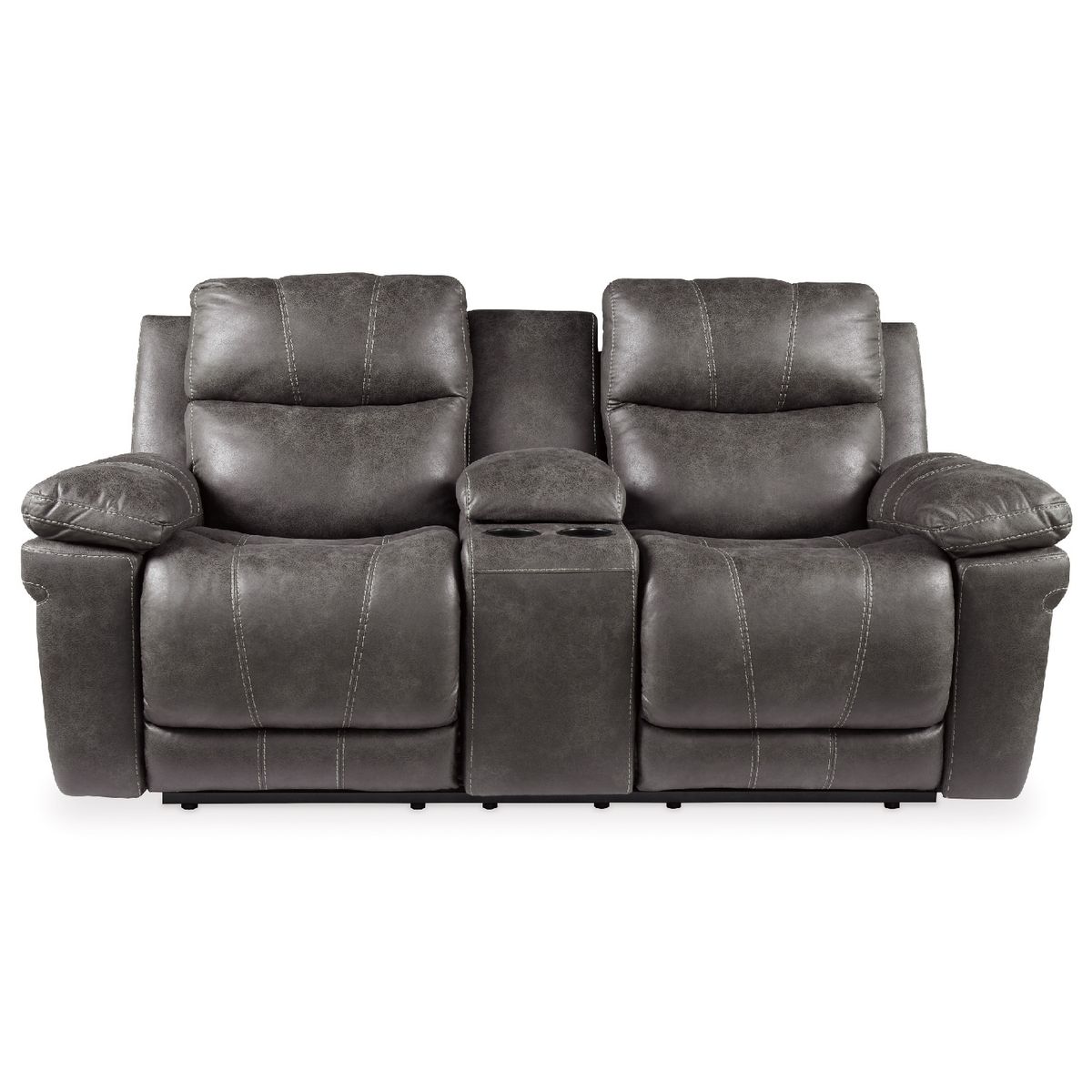 ASHLEY - Sofá reclinable 2 cuerpos Erlangen con consola y USB