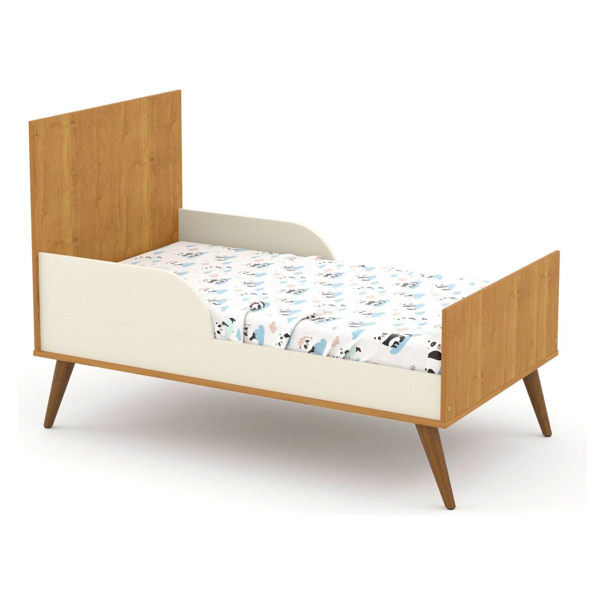 KIDSCOOL - Cuna Multifunción Gold Gris Eco Wood Kidscool
