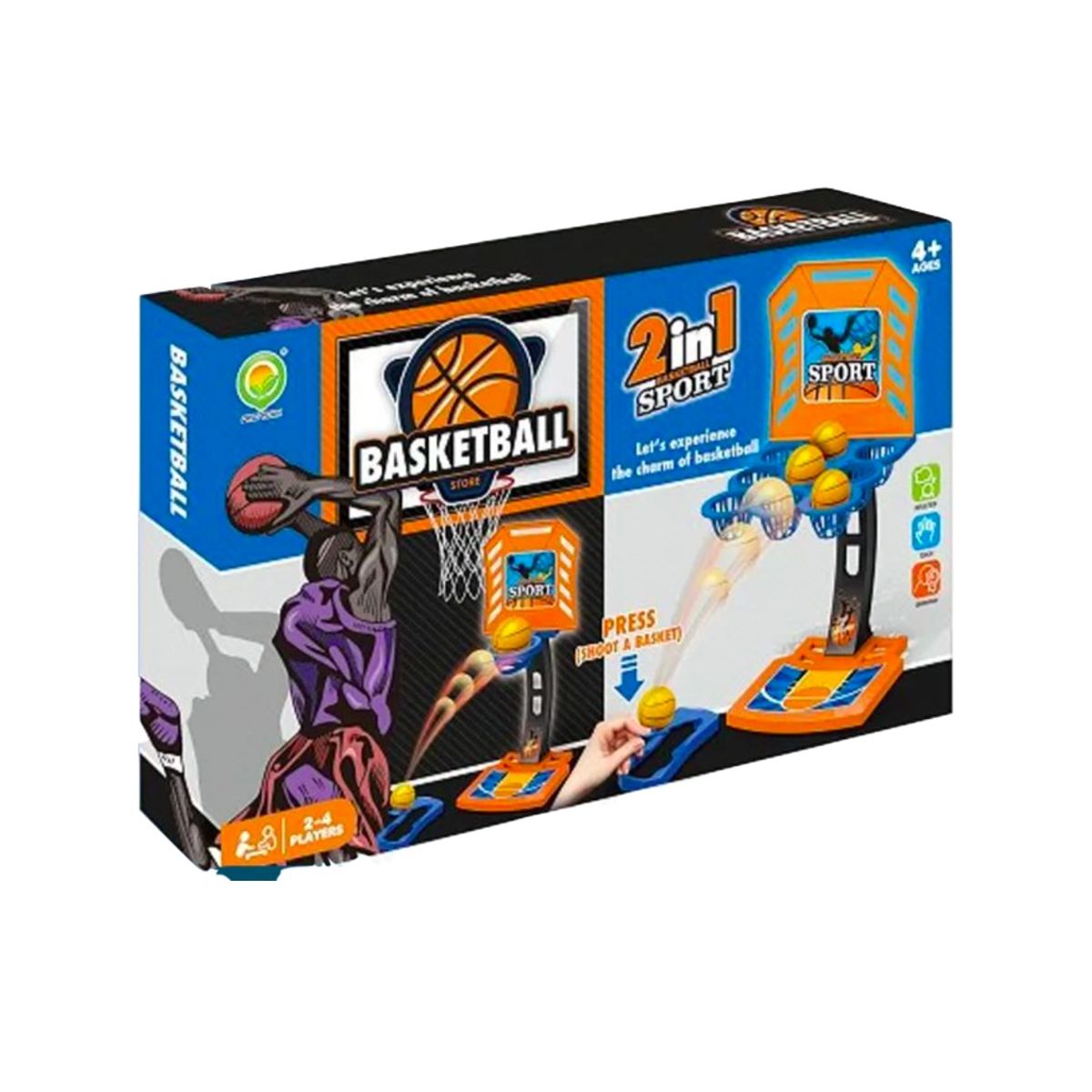 GENERICO - Juego Mini Basket Juguete Basket De Mesa Lanzador Pelotas