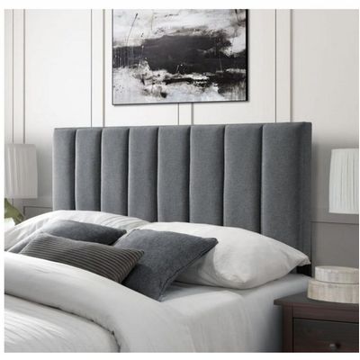 Imagen 2 del producto Respaldo Tubular al piso LINO GRIS OSCURO KING