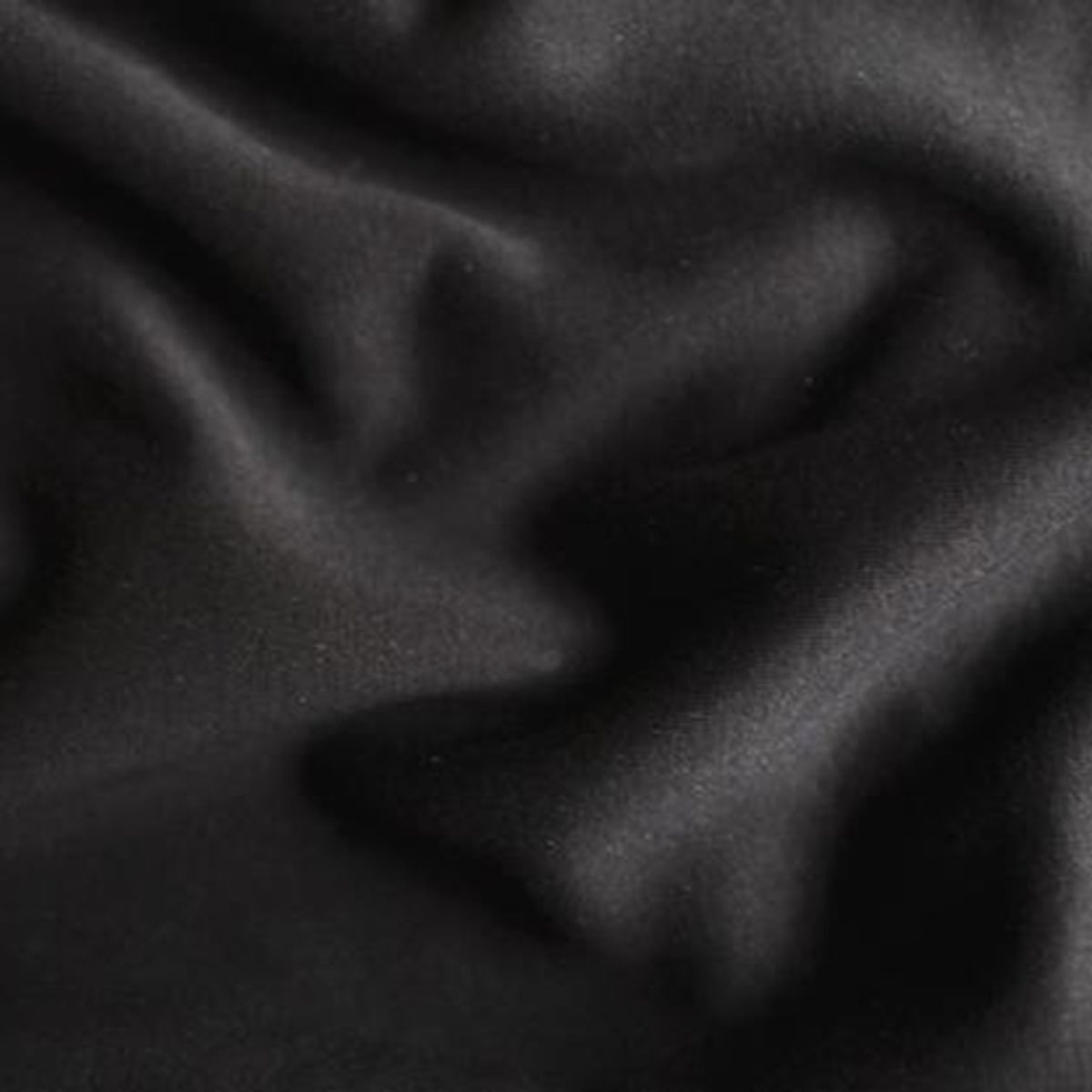 GENERICO - Respaldo de cama Tubular al piso FELPA NEGRA KING