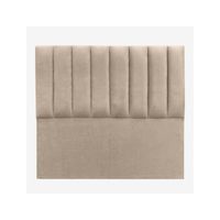 Respaldo Tubular al piso FELPA BEIGE KING