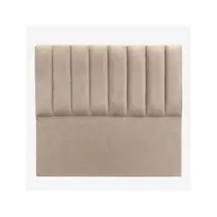 GENERICO - Respaldo Tubular al piso FELPA BEIGE KING