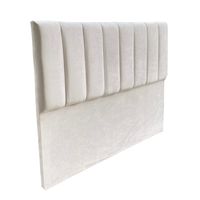 Respaldo Tubular al piso FELPA BLANCO CRUDO KING