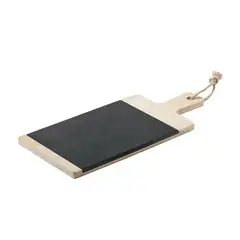 IMPORTCLICK - Tabla Coctel Pizarra Madera Sisim 13x28 CM