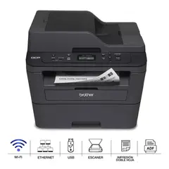 BROTHER - Impresora Multifuncional DCP-L2540DW Láser Wifi Duplex Adf