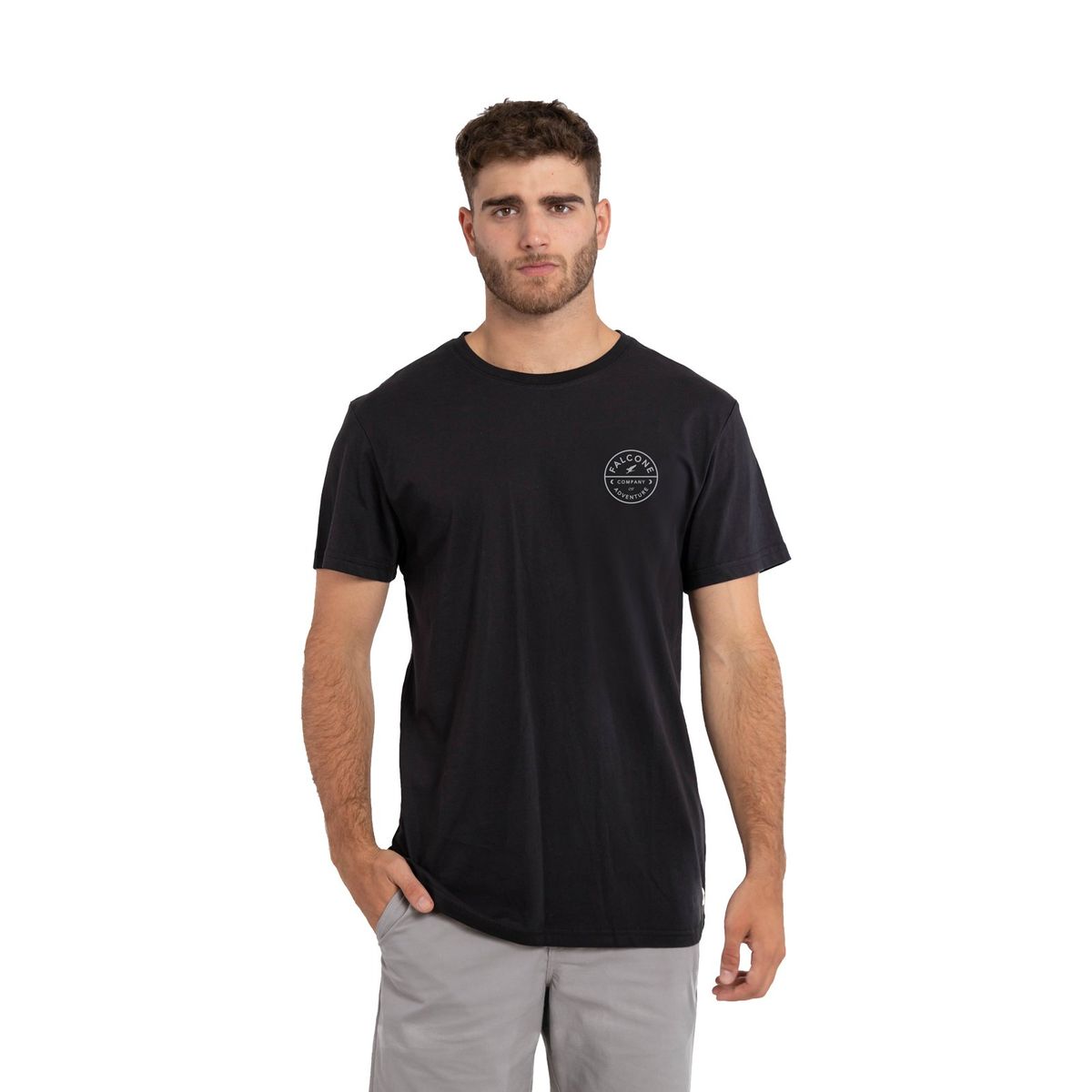 FALCONE - Polera Orgánica Company Of Adventure Hombre Falcone