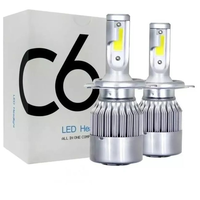 GENERICO - Ampolletas Led para auto conector H4