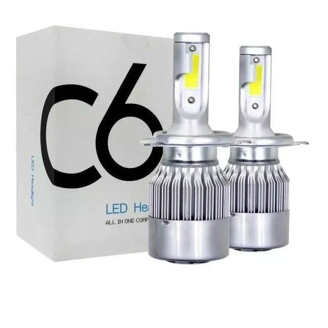 GENERICO - Ampolletas Led para auto conector H4
