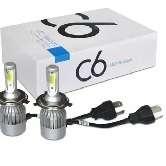GENERICO - Ampolletas Led para auto conector H4