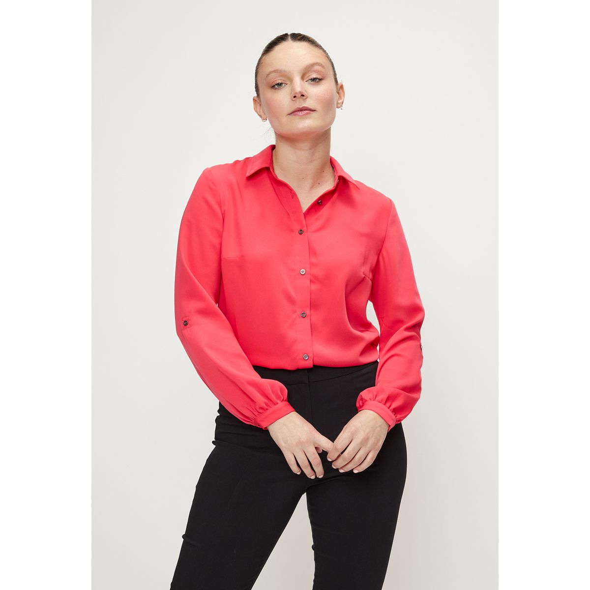 IO - Blusa Manga Larga Coral Mujer Io
