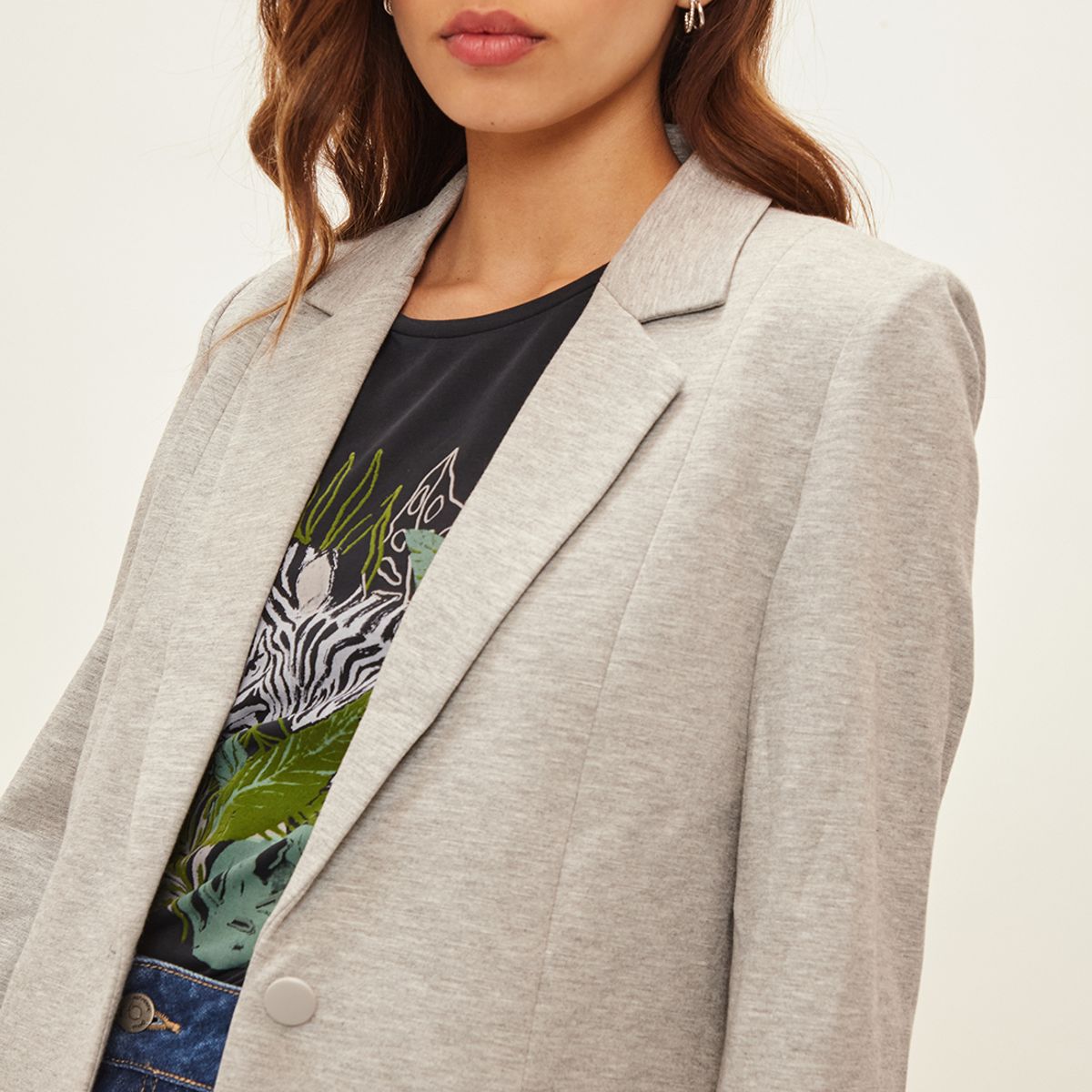 IO - Blazer Gris Mujer Io