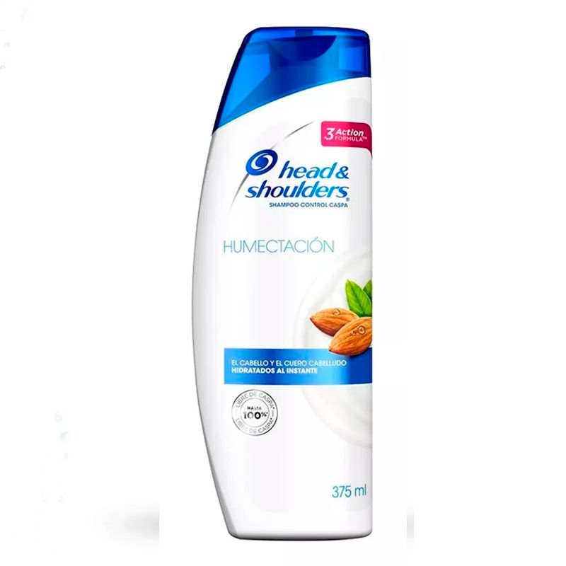 HEAD AND SHOULDERS - Shampoo humectacion 375ml head  shoulder.