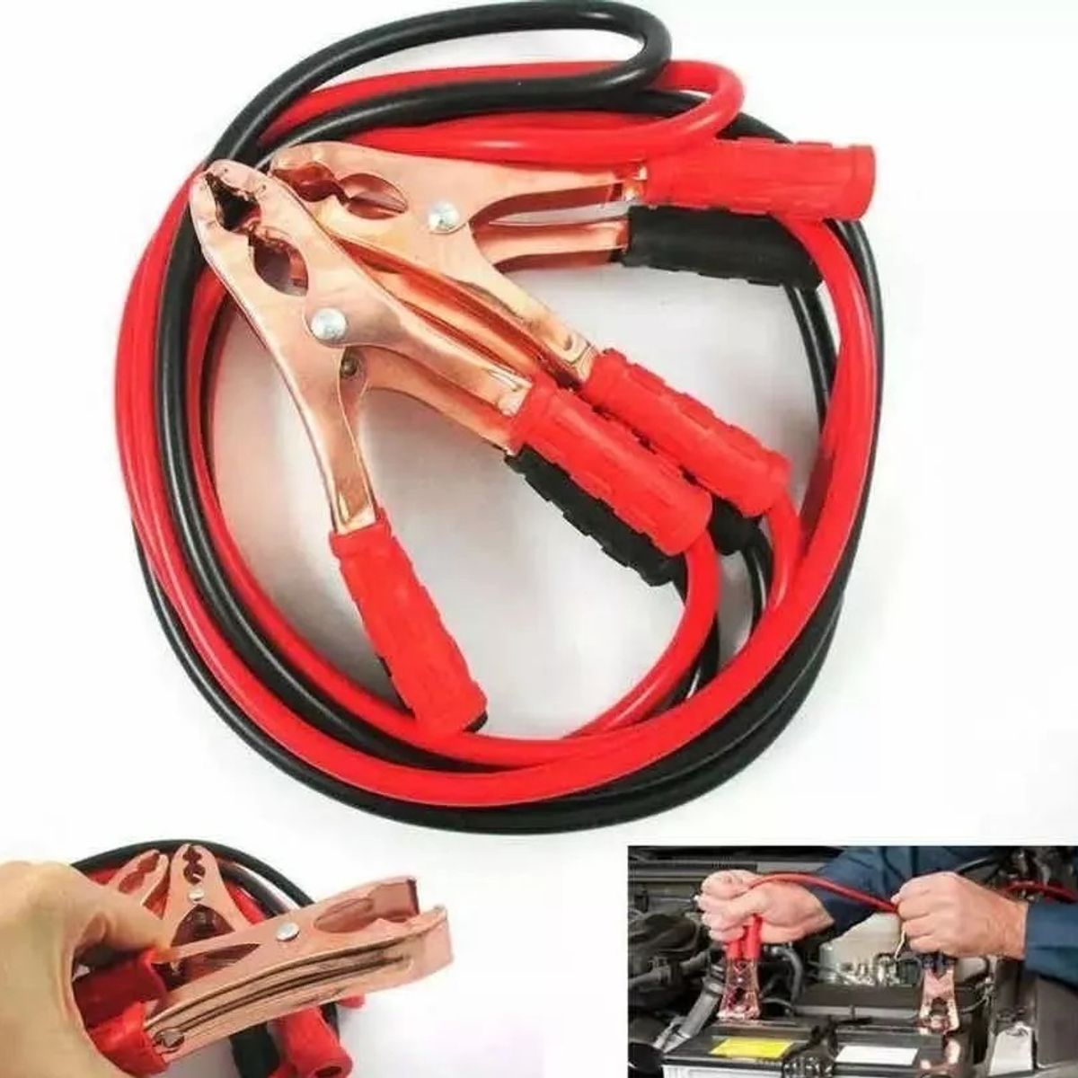 GENERICO - Cable Punte Roba Corriente Benton 400amp 3 metros