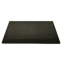 Tabla Aperitivo Cuarzo Negro Galaxy 40x23 cm