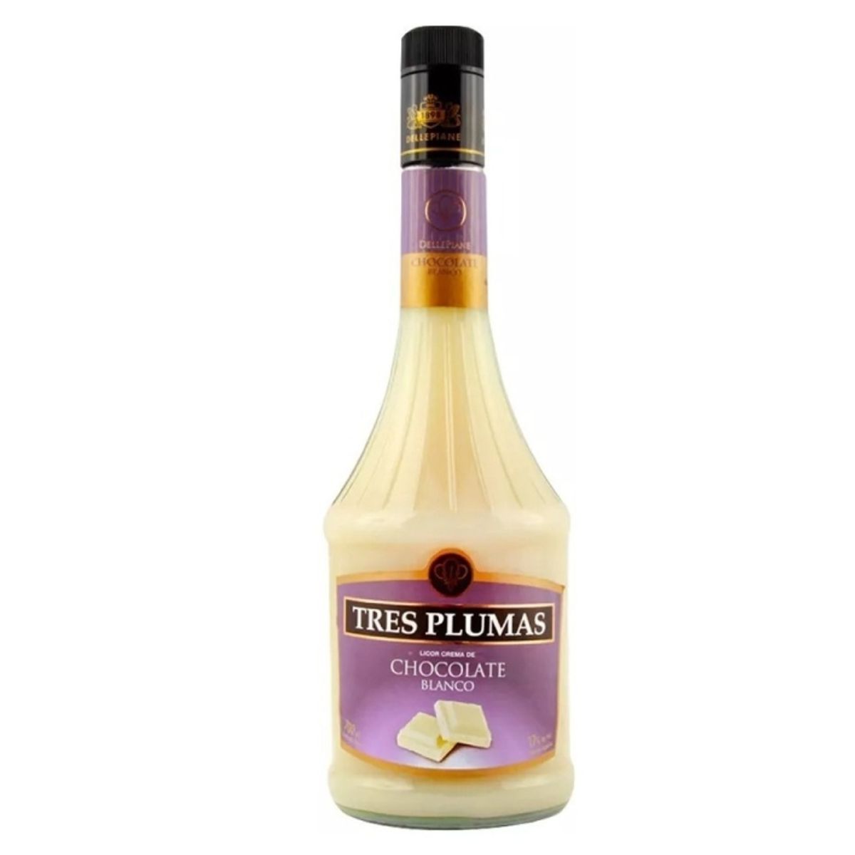 TRES PLUMAS - Licor Tres Plumas Licor De Chocolate Blanco 17° 750Cc