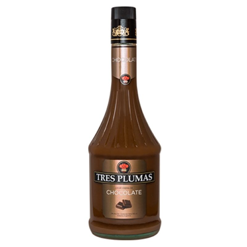 TRES PLUMAS - Licor Tres Plumas Licor De Chocolate 24° 700Cc
