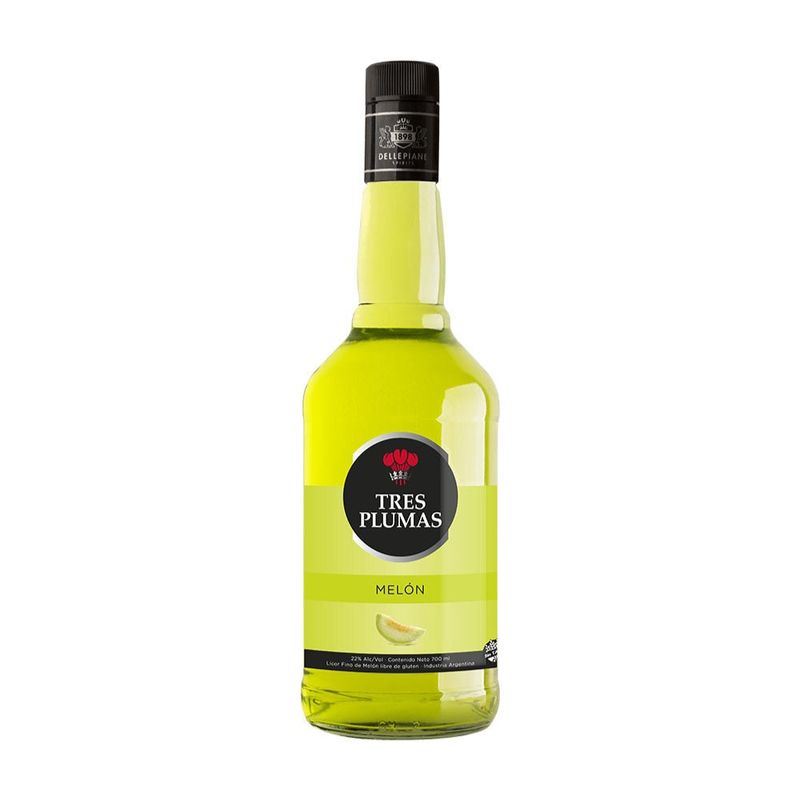 TRES PLUMAS - Licor Tres Plumas Licor De Melón 24° 700Cc