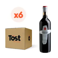 MISIONES DE RENGO - 6x Vino Varietal Carmenere 12,5° 750cc