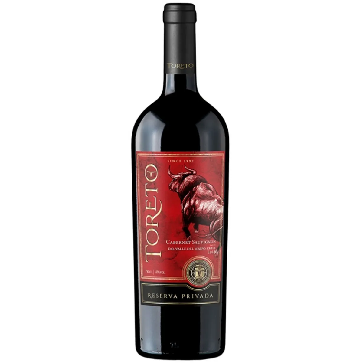 BESTIAS WINES - Vino Toreto Reserva Privada Cabernet Sauvignon 14° 750cc