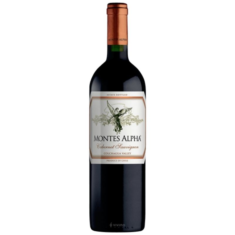 MONTES ALPHA - Vino Montes Alpha Cabernet Sauvignon 14,5° 750cc