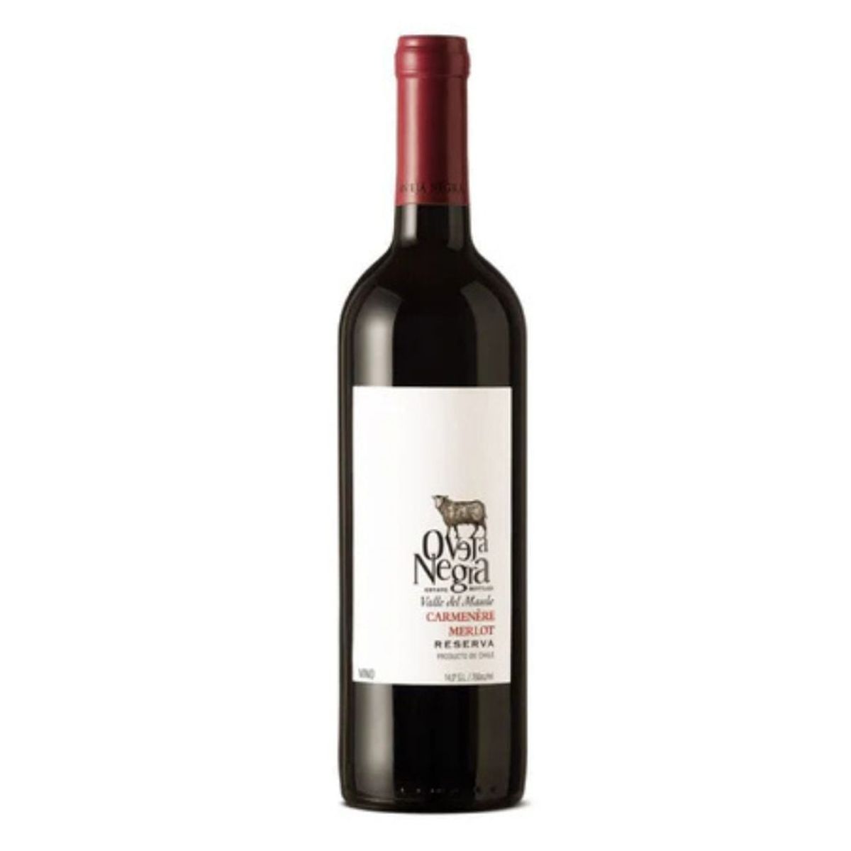 OVEJA NEGRA - Vino Oveja Negra Reserva Carmenere Merlot 14° 750cc