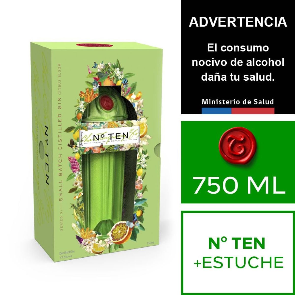 TANQUERAY - Gin Tanqueray Ten 43° 750Cc