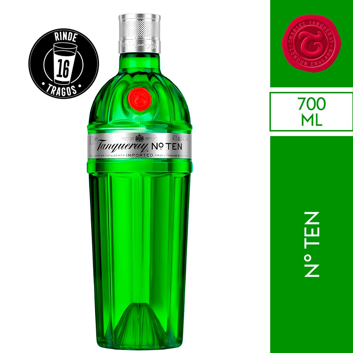 TANQUERAY - Gin Tanqueray Ten 43° 750Cc