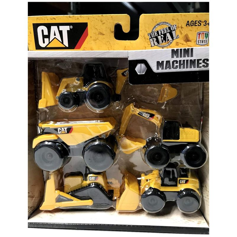 GENERICO - Juguete Set 5 Maquinas De Construccion CAT Infantil