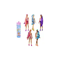 GENERICO - Muñeca Barbie Color Reveal Looks De Mezclilla