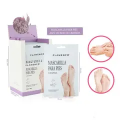 FLAMENCO - Mascarilla Para Pies Exfoliante E Hidratante De Lavanda..-