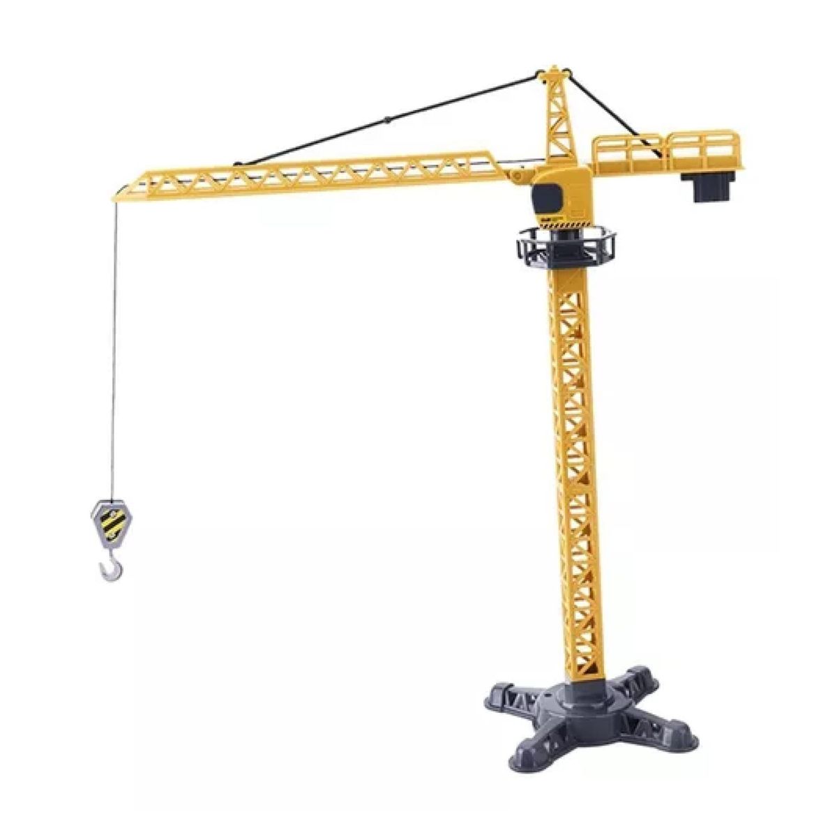 GENERICO - Juguete Grua Torre Elevadora 40x40x17cm Amarillo Infantil