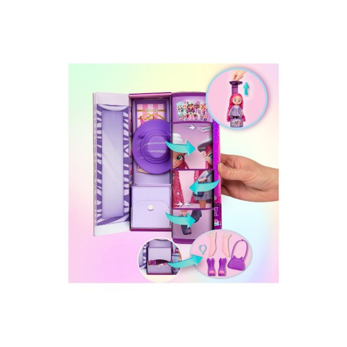 GENERICO - Muñeca Cry Babies Muñeca Fashion Katie