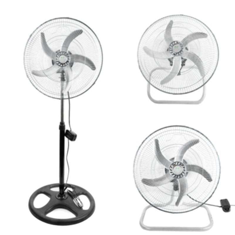 UTILISIMO - Ventilador 18" 3 en 1 Turbo 5 aspas Premium Industrial Hogar