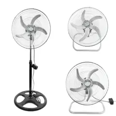 UTILISIMO - Ventilador 18" 3 en 1 Turbo 5 aspas Premium Industrial Hogar