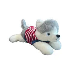 GENERICO - Peluche De Perro Lobo Suave Y Divertido