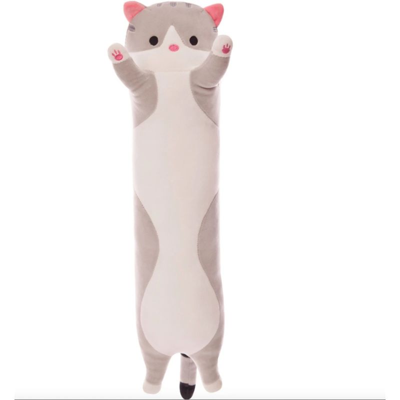 GENERICO - Peluche Almohada Alargado De Gato Para Niños Y Adultos