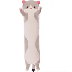 GENERICO - Peluche Almohada Alargado De Gato Para Niños Y Adultos