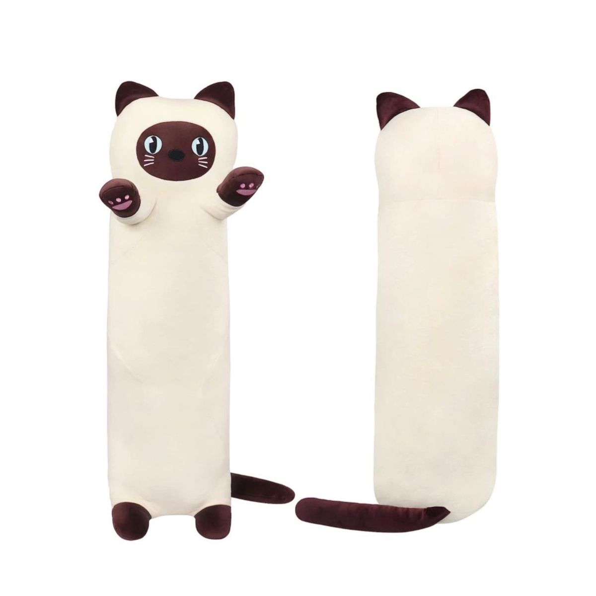 GENERICO - Peluche Almohada Alargado De Gato 80cm