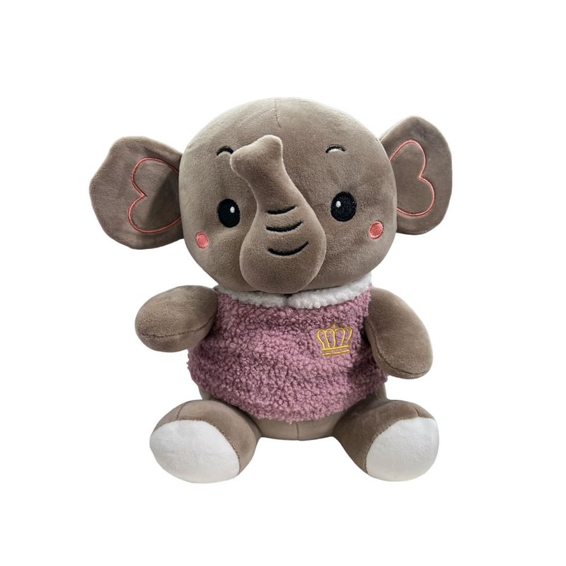 GENERICO - Peluche De Elefante Suave Y Divertido Con Vestido