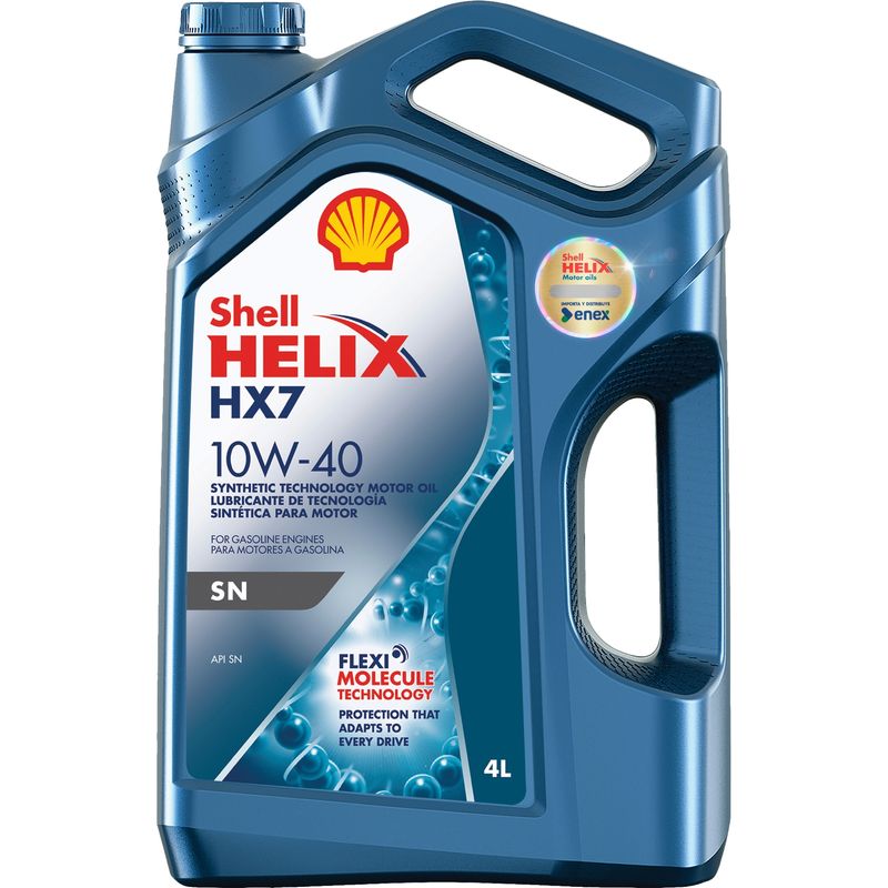 SHELL - ACEITE 10w40 DOBLE SELLO SHELL HELIX Hx7 4 L