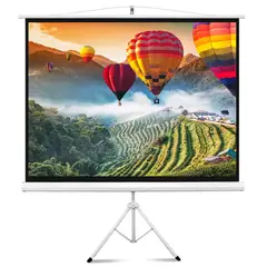 PYLE - Pantalla Telon Para Proyector de 72 pulgadas Tipo Tripode 159x90cm