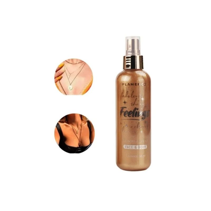 FLAMENCO - Spray Iluminador Para Rostro Y Cuerpo