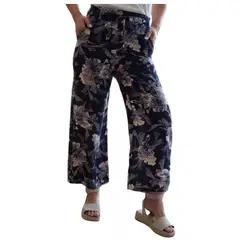 MPROPIA - Pantalón Palazzo Mujer Algodón Estampado Primavera 734