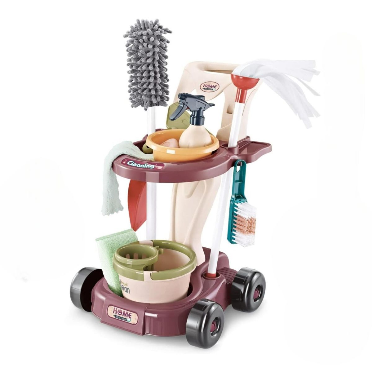 GENERICO - Juguete Articulos De Limpieza Y Aseo 20 Piezas Infantil